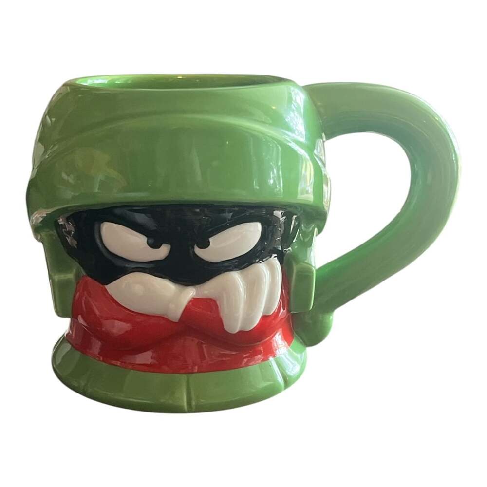 Warner Bros Looney Tunes Marvin The Martian 3D Figural Ceramic Coffee Mug